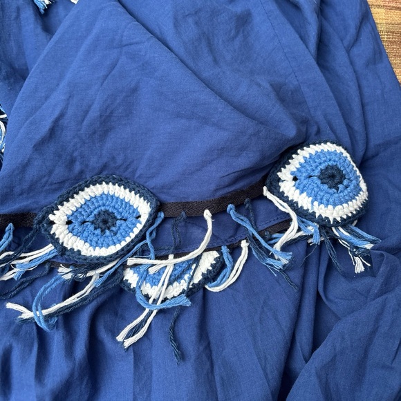 Blue Evil Eye Swim Coverup - Picture 3 of 6